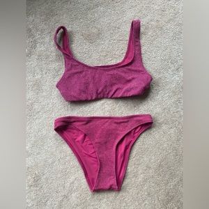 Good American sparkle swim bikini M/L